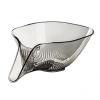 Wholesale vegetable washing basins, draining baskets, new household kitchen and living room fruit washing baskets, draining basins, bowls, blanching and rice washing Item Picture